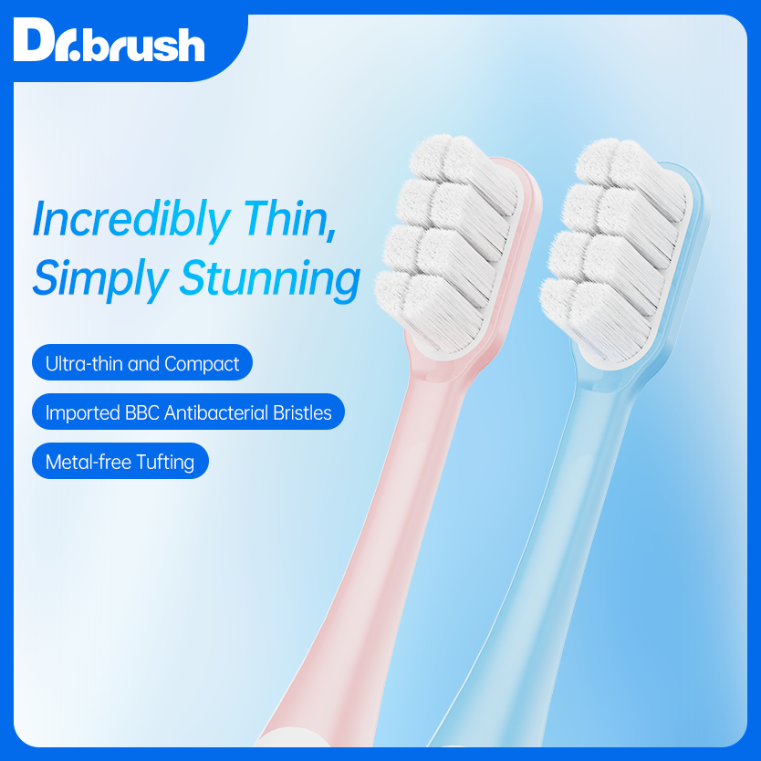 Dr.brush Ultra-thin Compact Toothbrush B708